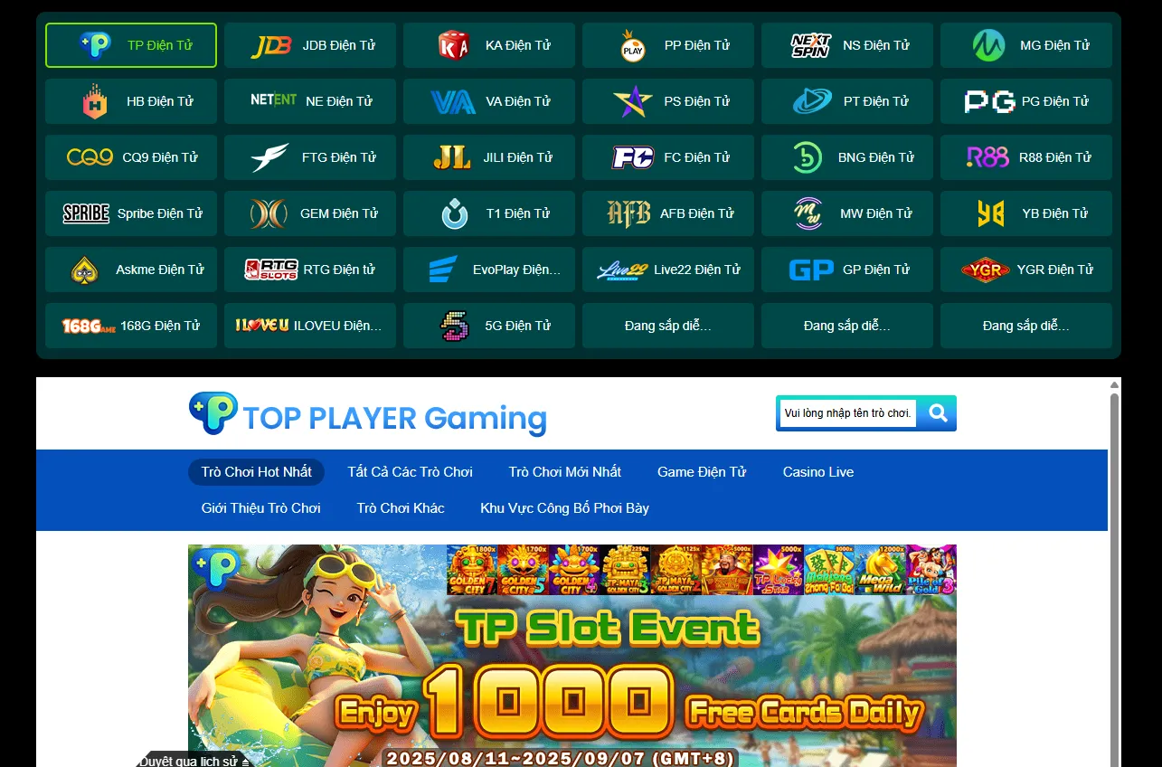 Giao diện game slot nổ hũ với jackpot khủng